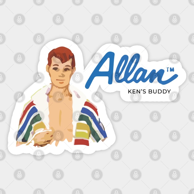 allan doll art Sticker by Venus Print